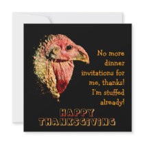 Humorous Thanksgiving Dinner invitations