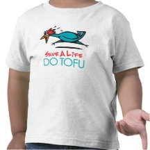 Humorous Tofu Design T Shirts