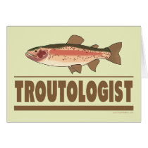 Humorous Trout Cards