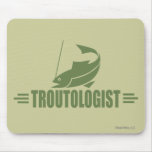 Humorous Trout Fishing Mousepad