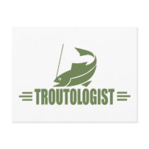 Humorous Trout Fishing Post Cards
