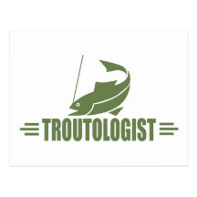 Humorous Trout Fishing Post Cards