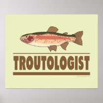 Humorous Trout Print