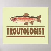 Humorous Trout Print