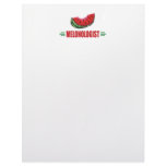 Humorous Watermelon Custom Letterhead