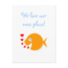 Humorous We Moved Postcards Template postcard