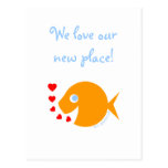 Humorous We Moved Postcards Template