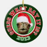 Hump Day Camel Santa Christmas 2013 Ornament