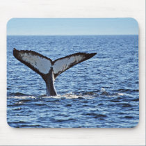 Humpback Whale Fluke II, Victoria, BC mousepads