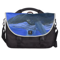 Humpback whale marine animal art commuterbag