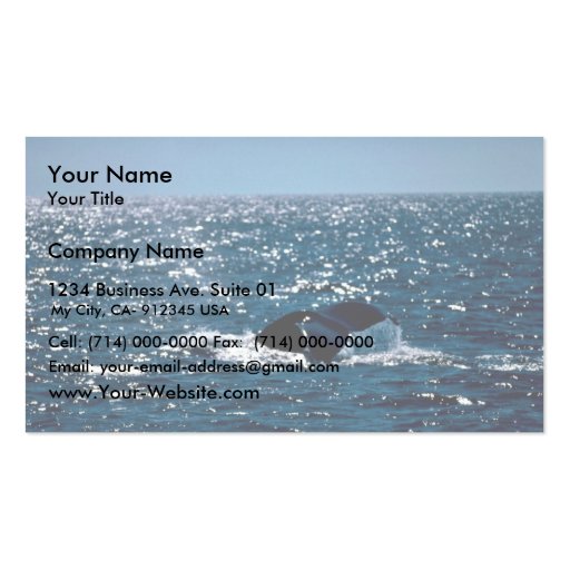 Humpback Whale Mexico Business Cards