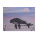 Humpback whale painting