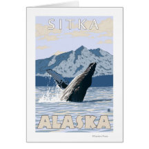 Humpback Whale - Sitka, Alaska Card