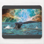 Humpback Whale Supernova Mouse Pad