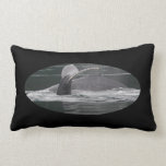 Humpback whales throw pillows