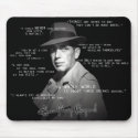 Humphrey Bogart Quote Mousepad
