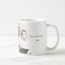 Humphrey, circa 1964, Okay, I'm the cutest.-Paul Mugs