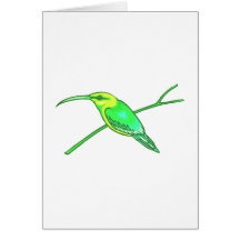 Humphrey Hummingbird Greeting Card