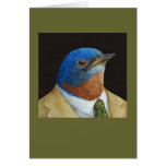 Humphrey the executive bluebird card
