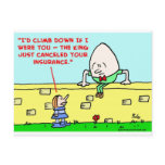 humpty dumpty insurance post cards