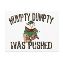 Humpty Dumpty postcards by SillyShirts Humpty Dumpty postcards