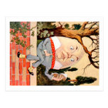 Humpty Dumpty Sat on a Wall In Wonderland Postcard