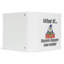 humpty dumpty was pushed 3 ring binders