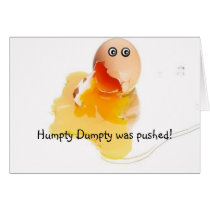 Humpty Dumpty was pushed! cards by fishcakefillet Humpty Dumpty was pushed! cards