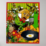 Humpty Got Pushed Print