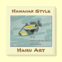 Humuhumunukunuku apua'a Haiku Art Magnet