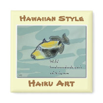 Humuhumunukunuku apua'a Haiku Art Magnet