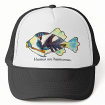 Humus are humurous Fish Cartoon Hat