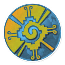 Hunab Ku Earth stickers