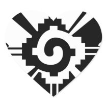Hunab Ku Heart Sticker