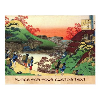 Hundred Poems Explained by the Nurse Hokusai Postcards