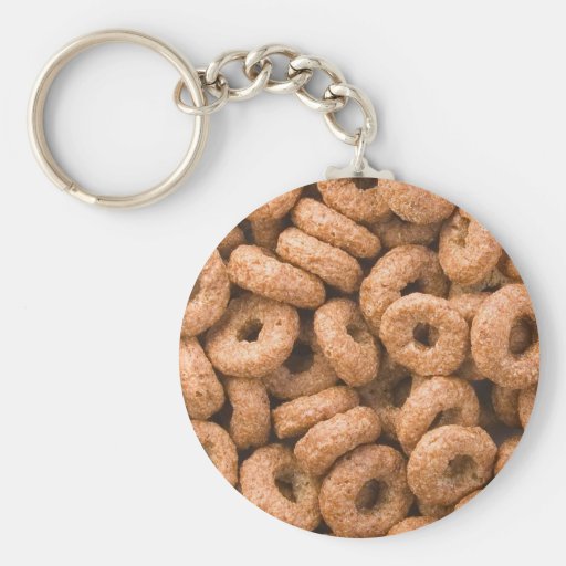 Hundreds Of Chocolate Cereal Rings Keychain