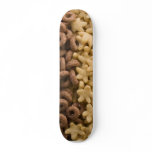 Hundreds Of Yellow Stars And Brown Rings Cereals Custom Skate Board