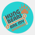 Hung bears are my weakness sticker