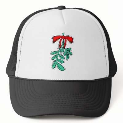 Hung Misteltoe Hats by ChristmasStamps