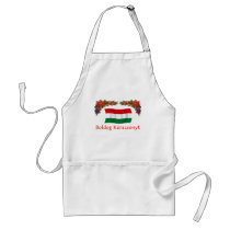 Hungarian Boldog Karacsonyt aprons