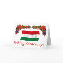 Hungarian Boldog Karacsonyt cards