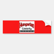 Hungarian Celebrity Bumper Stickers