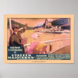 Hungarian Danube Ferry Poster