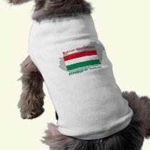 Hungarian Flag and Map Pet Clothing