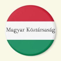 Hungarian Flag Colors Magnet
