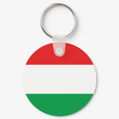 Hungarian Flag T-shirts and Gifts Keychain by flagshirts