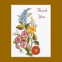 Hungarian floral postcards