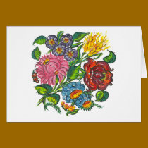 hungarian flowers cards