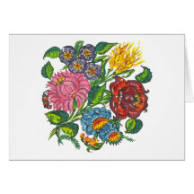 hungarian flowers greeting cards