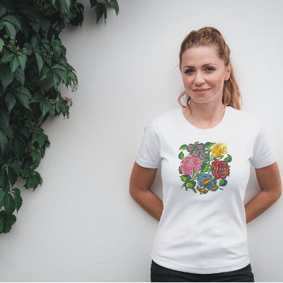 hungarian flowers shirt by almawad